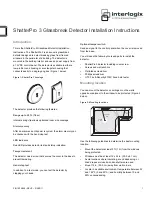 Preview for 1 page of UTC Fire and Security interlogix ShatterPro 3 Installation Instructions