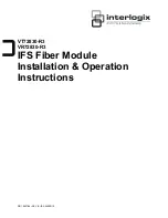 Preview for 1 page of UTC Fire and Security Interlogix VR72830-R3 Installation & Operation Instructions