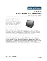 UTC RETAIL 2170 Installation Manual preview