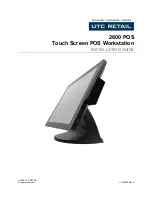 UTC RETAIL 2600 POS Installation Manual preview