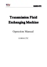 Предварительный просмотр 1 страницы UTC 81000-UTC Operation Manual