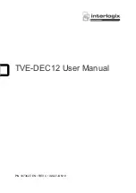 Предварительный просмотр 1 страницы UTC Interlogix TVE-DEC12 User Manual