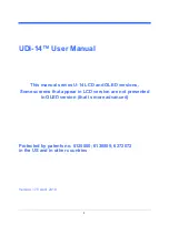 UTC UDI-14 User Manual предпросмотр