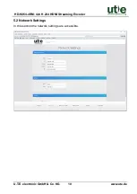 Предварительный просмотр 17 страницы UTE Electronic HD-H264-4RM User Manual