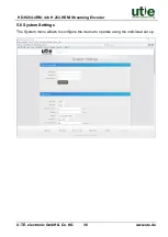 Предварительный просмотр 43 страницы UTE Electronic HD-H264-4RM User Manual