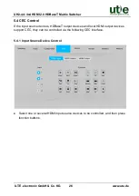 Preview for 33 page of UTE Electronic UH2-44-SET User Manual