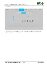 Preview for 34 page of UTE Electronic UH2-44-SET User Manual