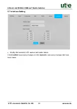 Preview for 38 page of UTE Electronic UH2-44-SET User Manual