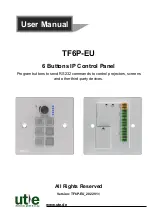 UTE TF6P-EU User Manual preview