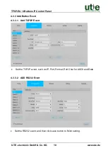 Preview for 16 page of UTE TF6P-EU User Manual