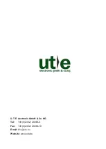 Preview for 28 page of UTE TF6P-EU User Manual