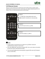 Preview for 13 page of UTE UH-4U User Manual