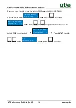 Preview for 20 page of UTE UH2-44-SET User Manual