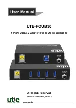 UTE UTE-FOUB30 User Manual preview