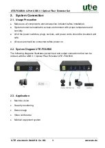 Preview for 8 page of UTE UTE-FOUB30 User Manual