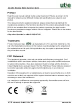 Preview for 2 page of UTE X2-3232 User Manual