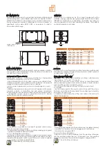 Preview for 4 page of UTEK CRHE-V Manual For Installation, Use And Maintenance