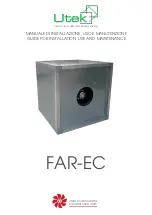 UTEK FAR-EC 400 DP Manual For Installation, Use And Maintenance preview