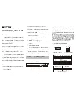 UTEK UT-2204 Instruction Manual предпросмотр