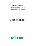 UTEK UT-860 User Manual предпросмотр