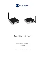 Preview for 1 page of Utelisys Mediabox User Manual