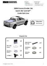 Utemaster Load-Lid GWM Cannon Double Cab Instructions Manual preview