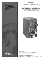 UTICA BOILERS BC3 Installation, Operation & Maintenance Manual preview