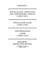 Preview for 3 page of UTICA BOILERS MAC-150 Installation, Operation And Maintenance Manual