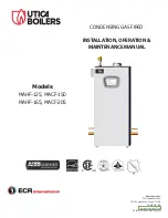 Preview for 3 page of UTICA BOILERS MACF-150 Installation, Operation And Maintenance Manual