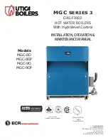 UTICA BOILERS MGC 3 Series Installation, Operation & Maintenance Manual preview