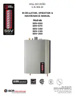 UTICA BOILERS SSV-050 Installation, Operation & Maintenance Manual preview