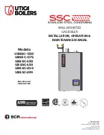 Preview for 1 page of UTICA BOILERS UBSSC-050 Installation, Operation & Maintenance Manual