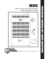 UTICA BOILERS USC SERIES Installation Manual And Operating Instructions предпросмотр