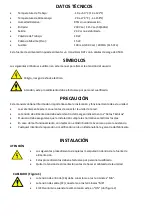 Preview for 2 page of UTILCELL 121 Installation And User Manual