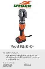 Предварительный просмотр 1 страницы UTILCO BLL-25HD-I Instruction Manual