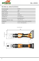 Preview for 8 page of UTILCO BLL-25HD-I Instruction Manual