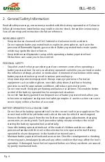 Предварительный просмотр 4 страницы UTILCO BLL-40-IS Instruction Manual