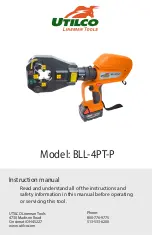 Preview for 1 page of UTILCO BLL-4PT-P Instruction Manual