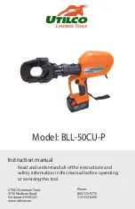 Preview for 1 page of UTILCO BLL-50CU-P Instruction Manual