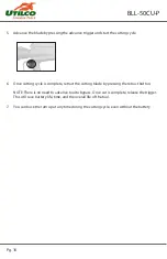 Preview for 16 page of UTILCO BLL-50CU-P Instruction Manual