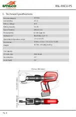 Предварительный просмотр 8 страницы UTILCO BLL-65CU-PS Instruction Manual