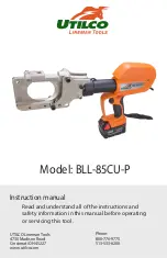 UTILCO BLL-85CU-P Instruction Manual preview