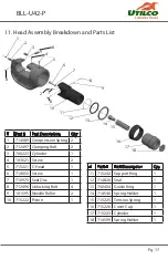 Preview for 17 page of UTILCO BLL-U42-P Instruction Manual