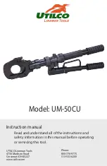 UTILCO UM-50CU Instruction Manual предпросмотр
