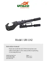 Preview for 1 page of UTILCO UM-U42 Instruction Manual