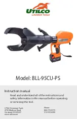 UTILCO UtilPro BLL-95CU-PS Instruction Manual preview