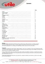 Preview for 2 page of Utile 675A Installation, Operation & Maintenance Instructions Manual