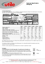 Preview for 7 page of Utile 675A Installation, Operation & Maintenance Instructions Manual