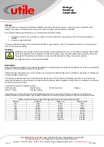 Preview for 8 page of Utile 675A Installation, Operation & Maintenance Instructions Manual