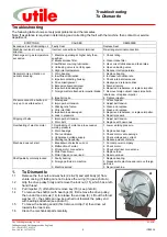 Preview for 9 page of Utile 700 Series Installation, Operation & Maintenance Instructions Manual